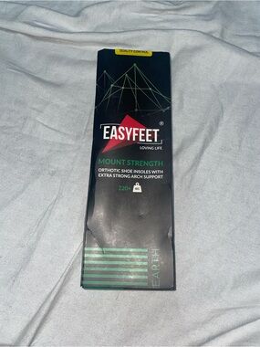EASYFEET Mount Strength 5 Elements Earth Orthotic Shoe Insoles Size M
